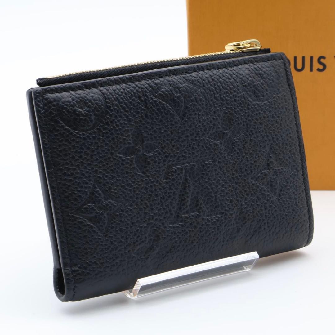 【超極美品】ルイヴィトン　新型ICポルトフォイユリサ　モノグラムアンプラント　黒