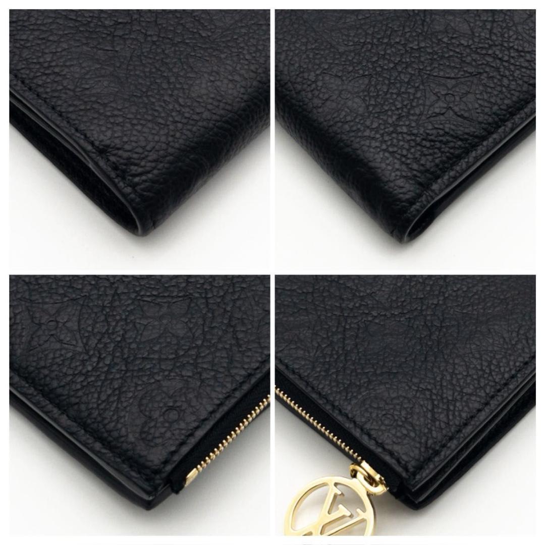 【超極美品】ルイヴィトン　新型ICポルトフォイユリサ　モノグラムアンプラント　黒