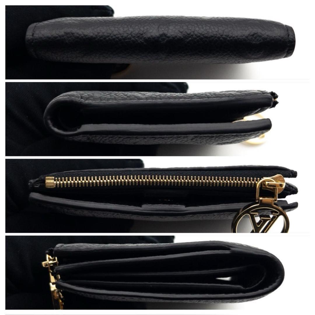 【超極美品】ルイヴィトン　新型ICポルトフォイユリサ　モノグラムアンプラント　黒