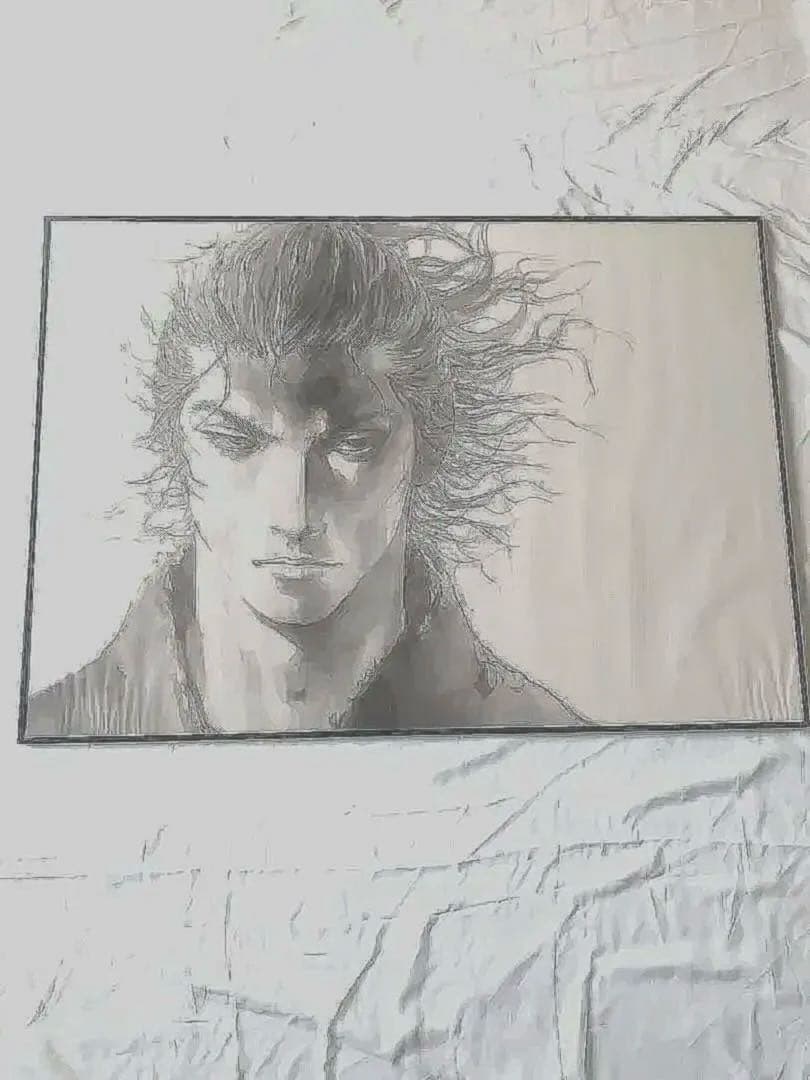 廃盤完売品・2008年製バガボンドVagabond•井上雄彦氏＊特大原画複製額付
