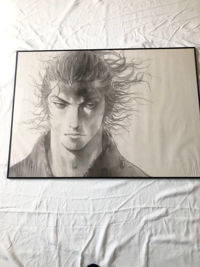 廃盤完売品・2008年製バガボンドVagabond•井上雄彦氏＊特大原画複製額付