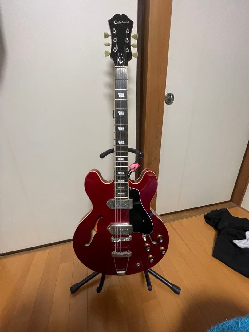 epiphone カジノ　チェリー　個人カスタム