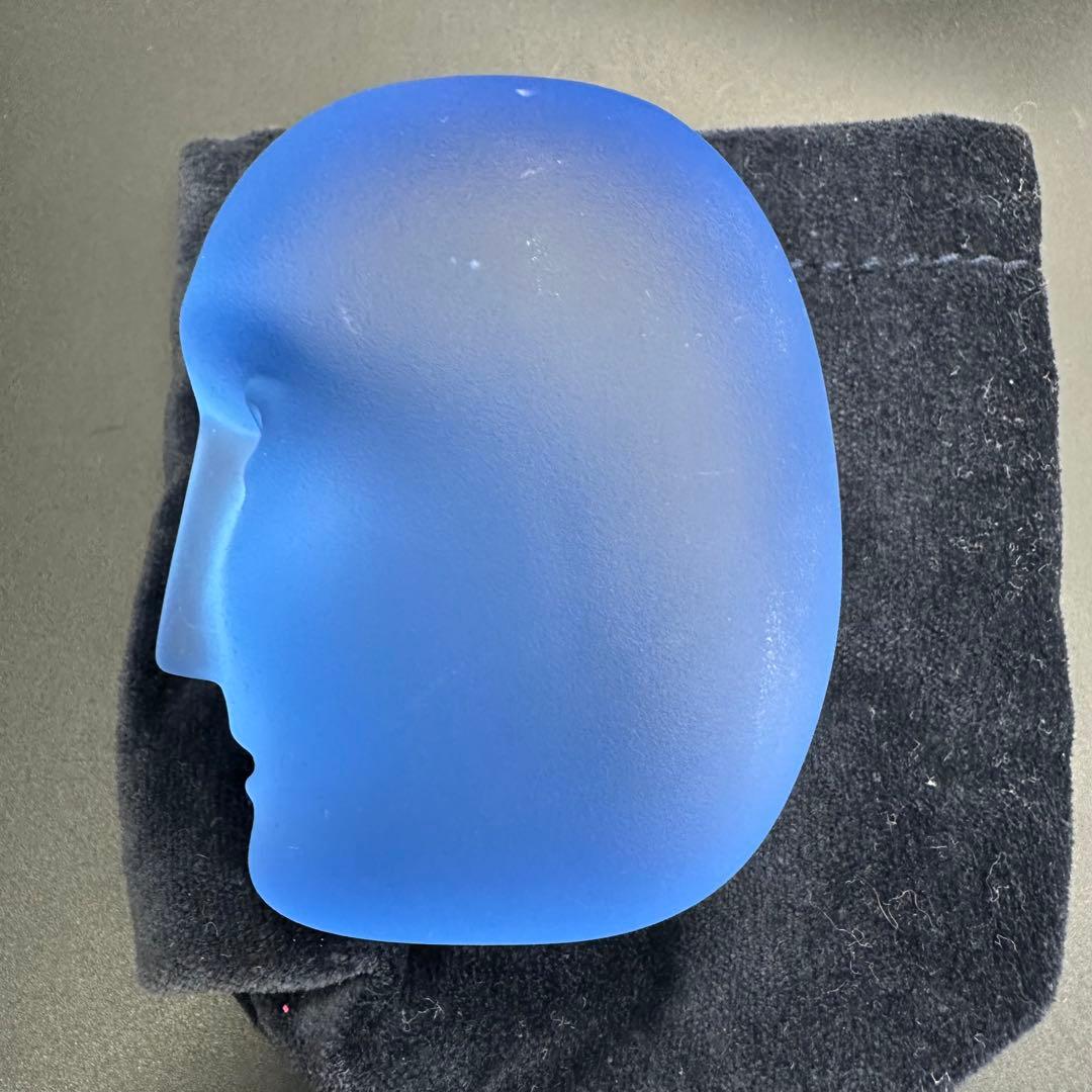 BRAINS Karolina blue青い顔の置物オブジェ