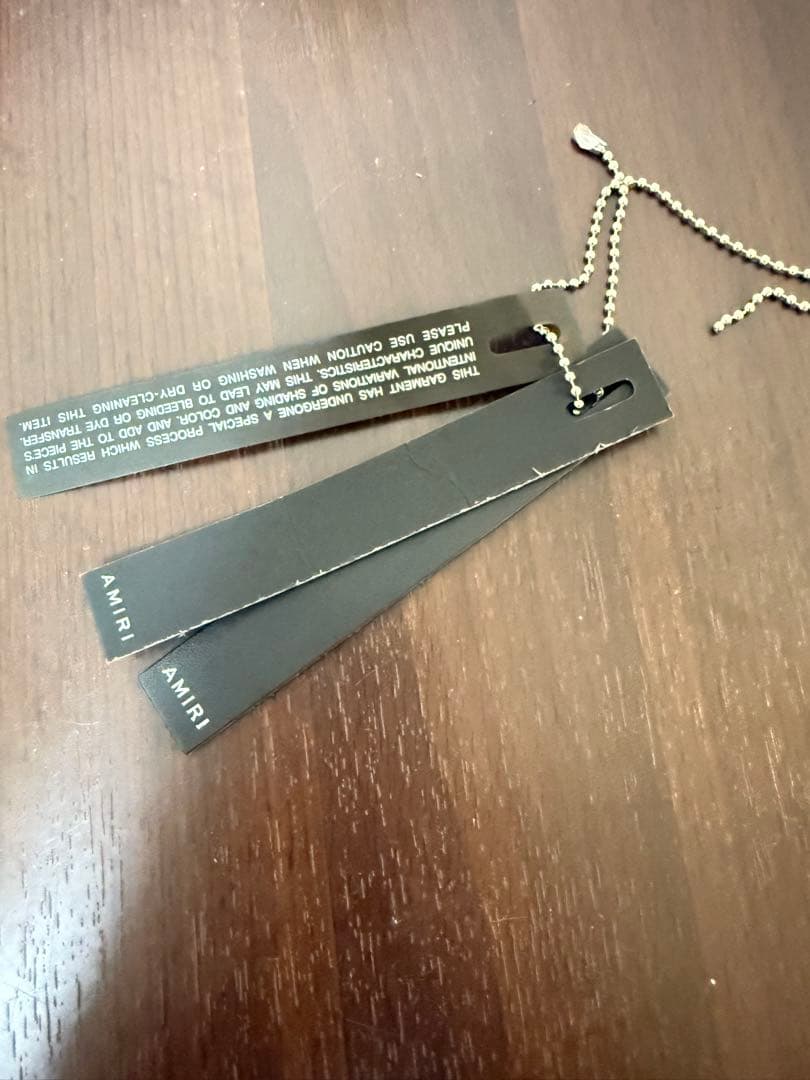 AMIRI ダメージ加工 ジップパーカー グレー