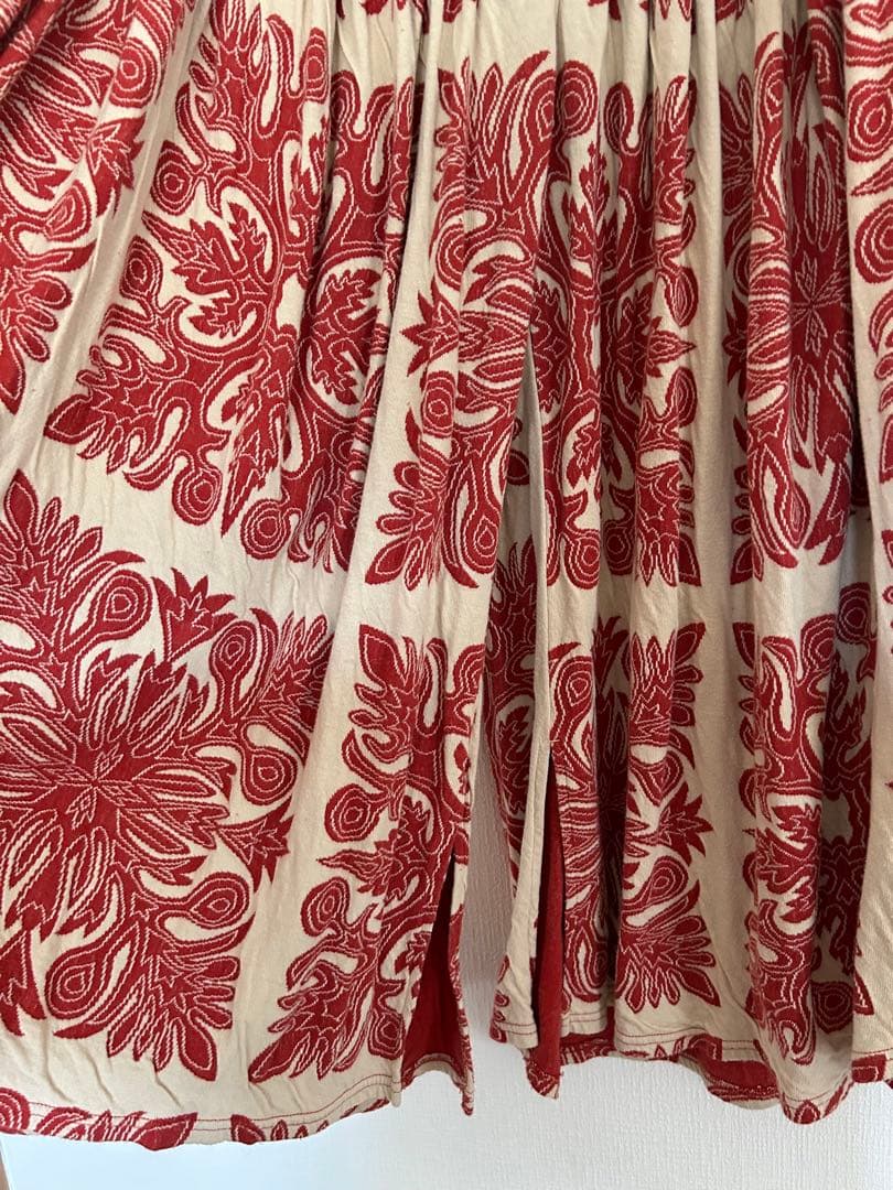 kapital ダマスク　ハワイアンキルト　アミッシュパンツ　ガウチョ