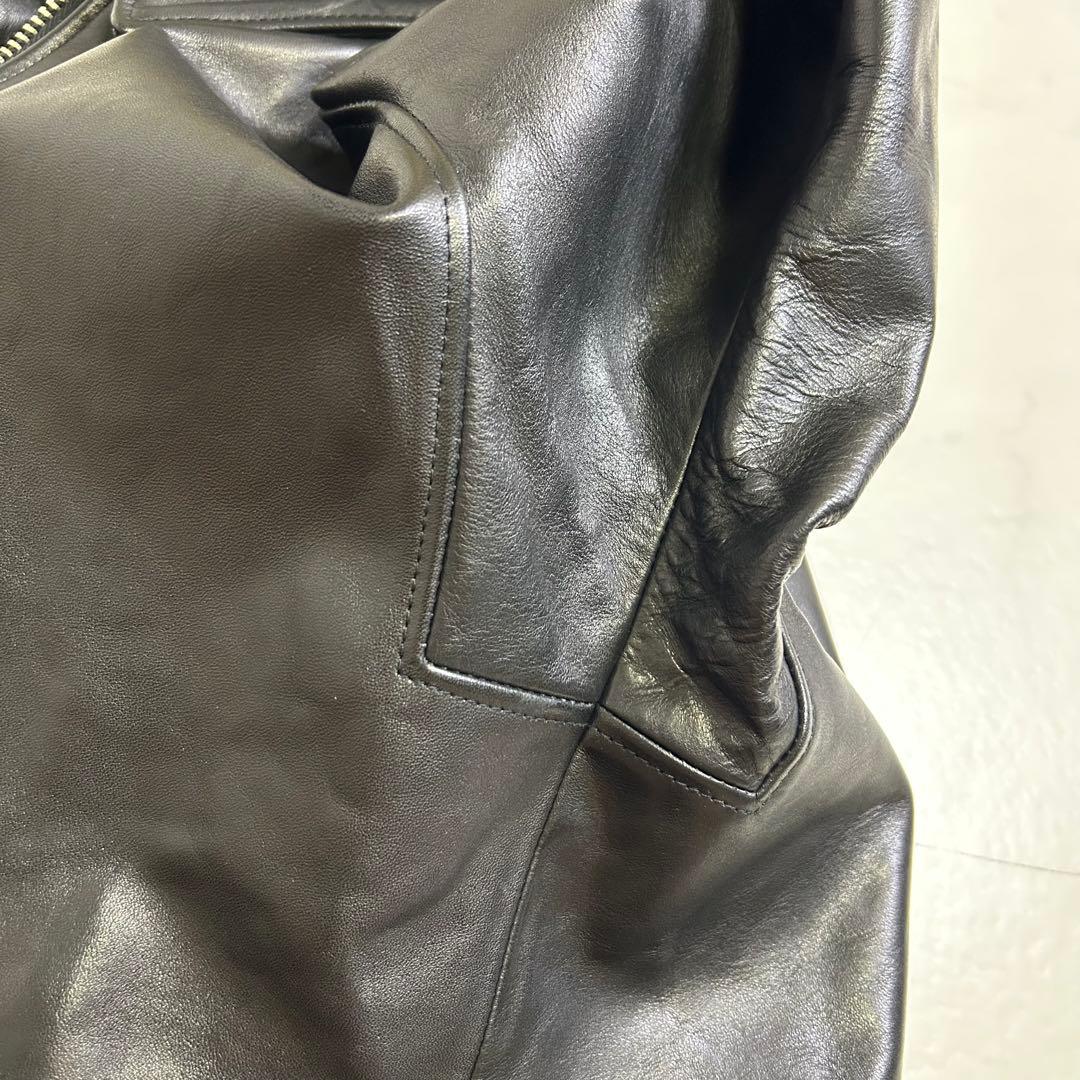 ジャケット・アウター NO,NO,YES! LEATHER JACKET HORSE-HIDE BLK