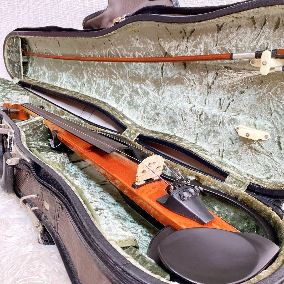 YAMAHA ヤマハ SV-100 サイレントバイオリン アダプタ等付属品多数