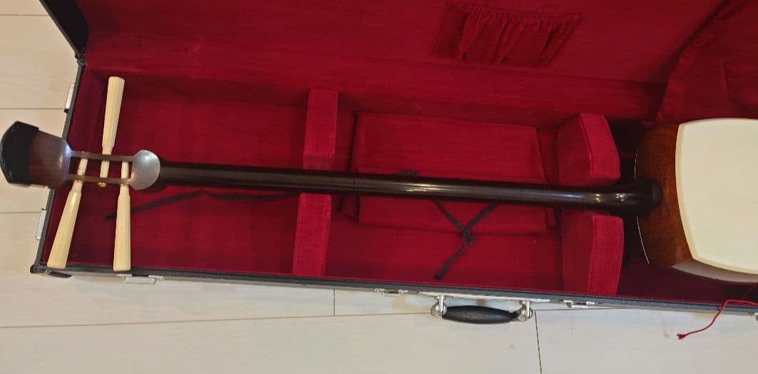 演奏会用長唄三味線本体 ケース付き