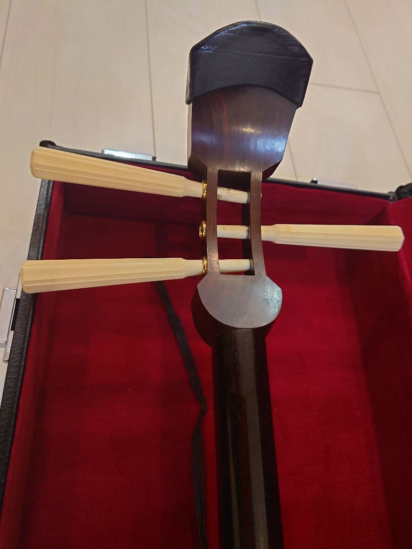 演奏会用長唄三味線本体 ケース付き
