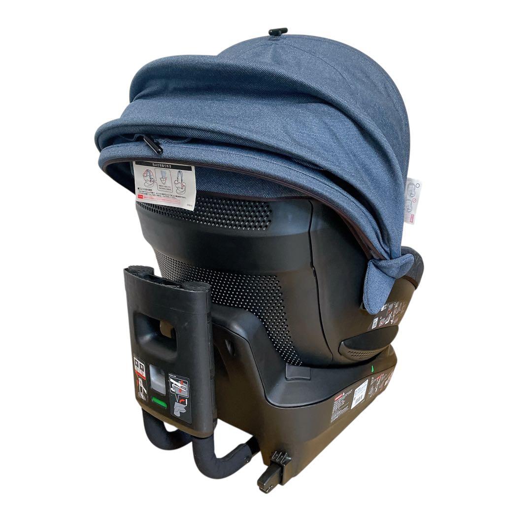 エールべべ　クルット4i Oui デニムブルー　ISOFIX 新生児　カーメイト