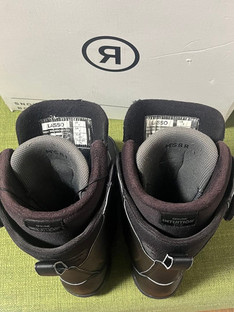 RIDE LASSO 26 スノーボードブーツ 黒 ワイヤー新品交換済 予備付き