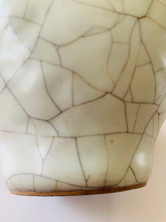 中国清時代青磁壺