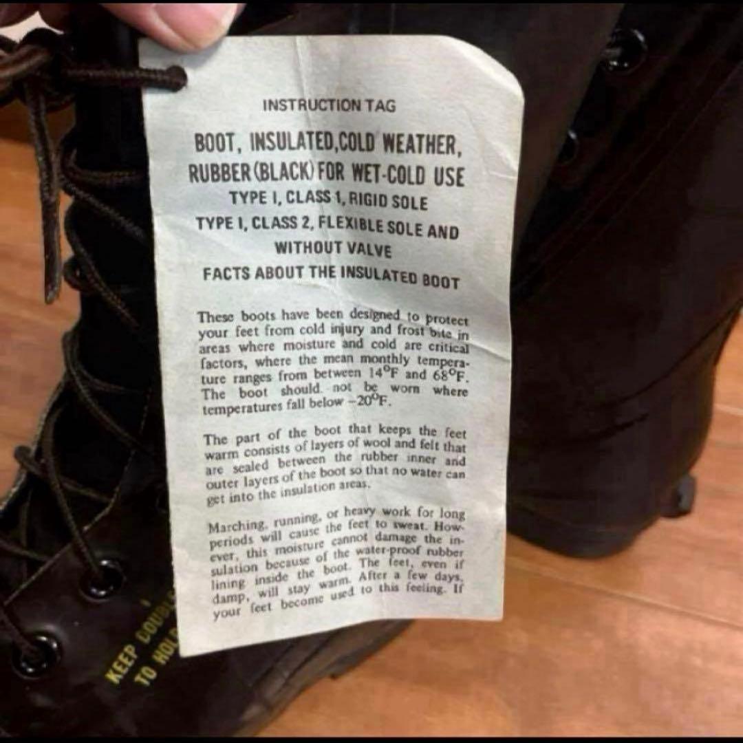 米軍実物　デッドストック　ミッキマウスブーツ　25cm〜25.5cm US5XW