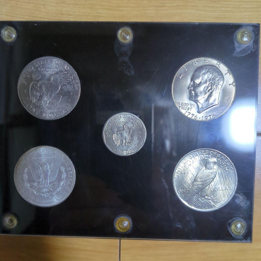 20世紀アメリカ合衆国タイプドル5枚セット