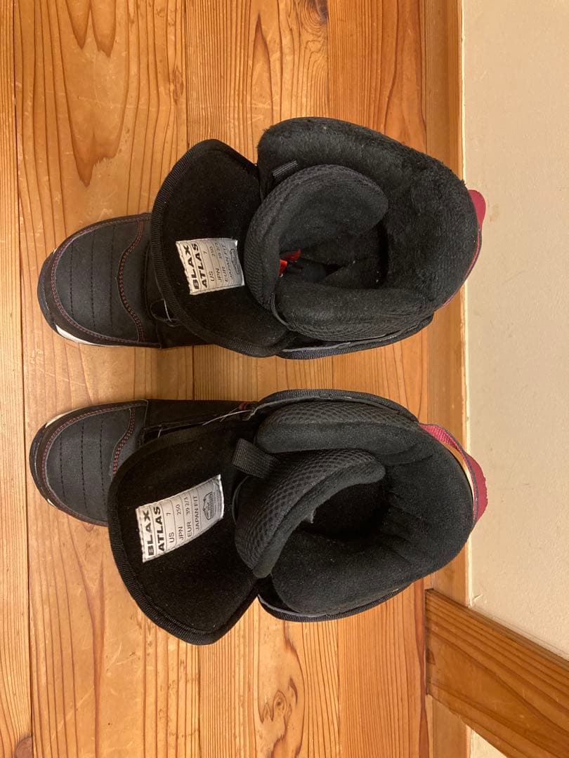 ATLAS BLAX スノーボードブーツ 25cm ブラック+手袋+リストガード