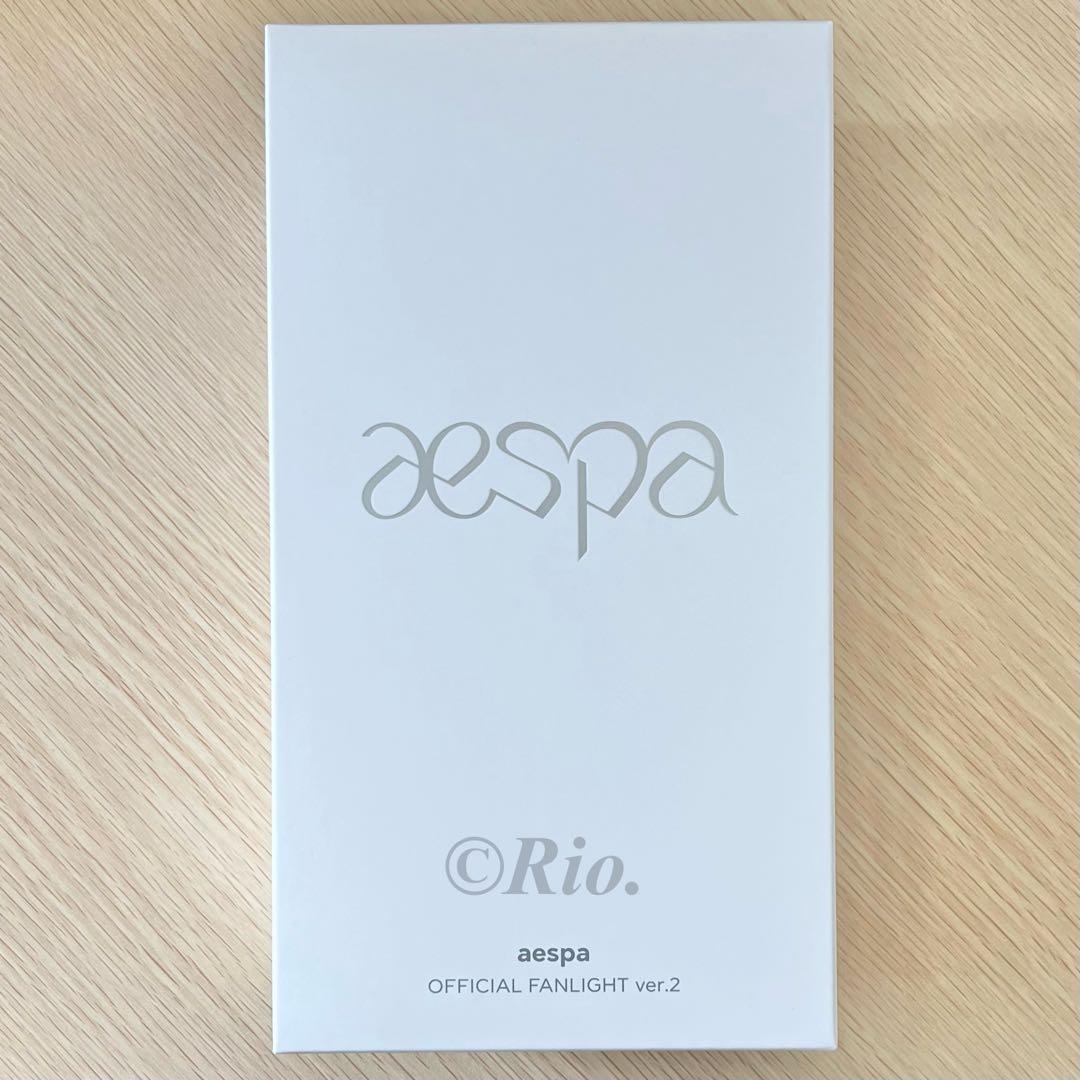 トレカ4枚付き aespa 公式 ペンライト VER2 最新 ver.2 新品