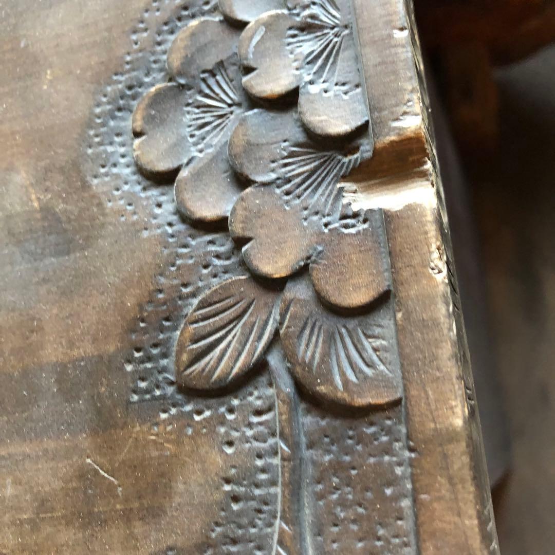 軽井沢彫　箪笥　チェスト　伝統工芸　民芸家具　5杯