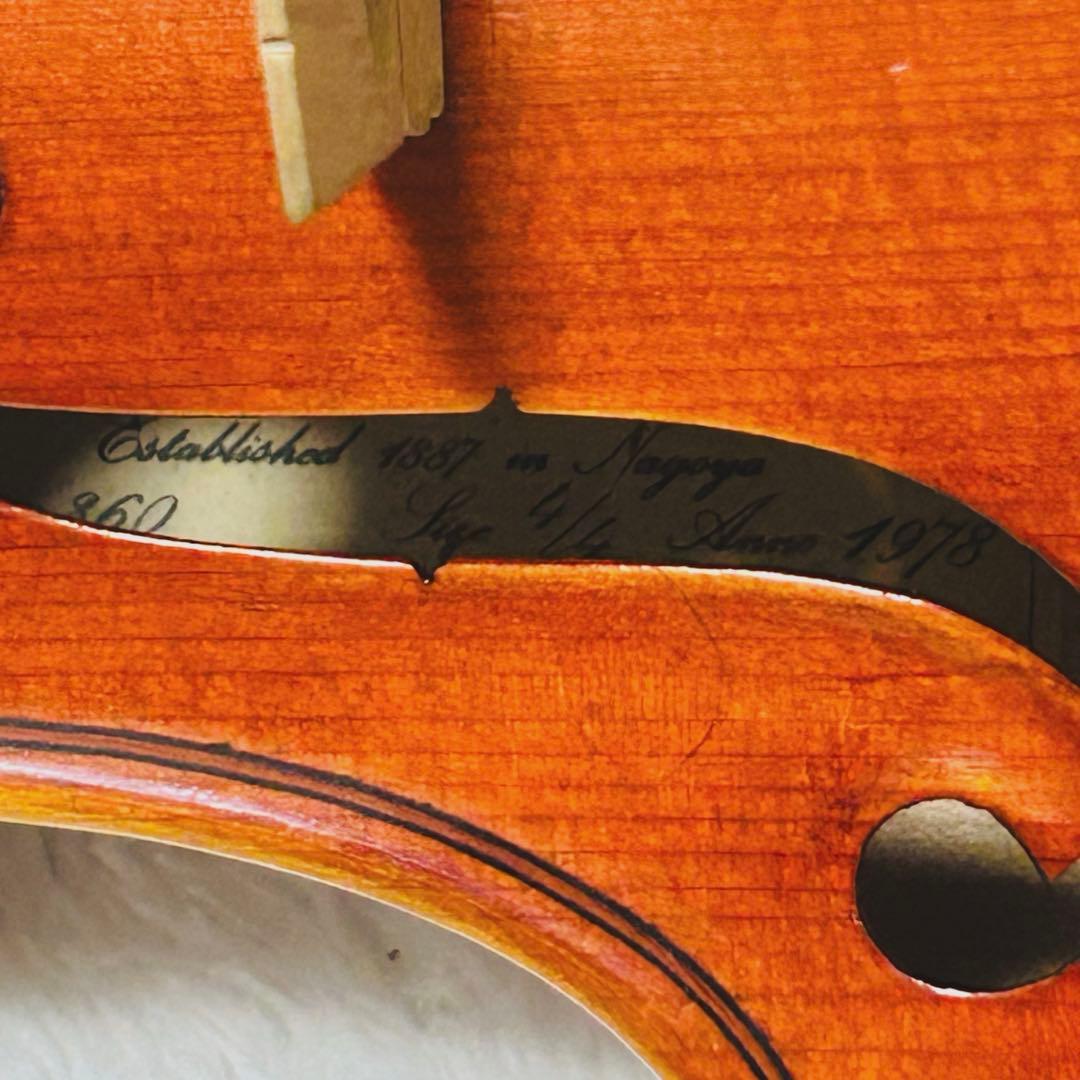 SUZUKI バイオリン No.360 4/4バイオリン 1978年製 ケース付