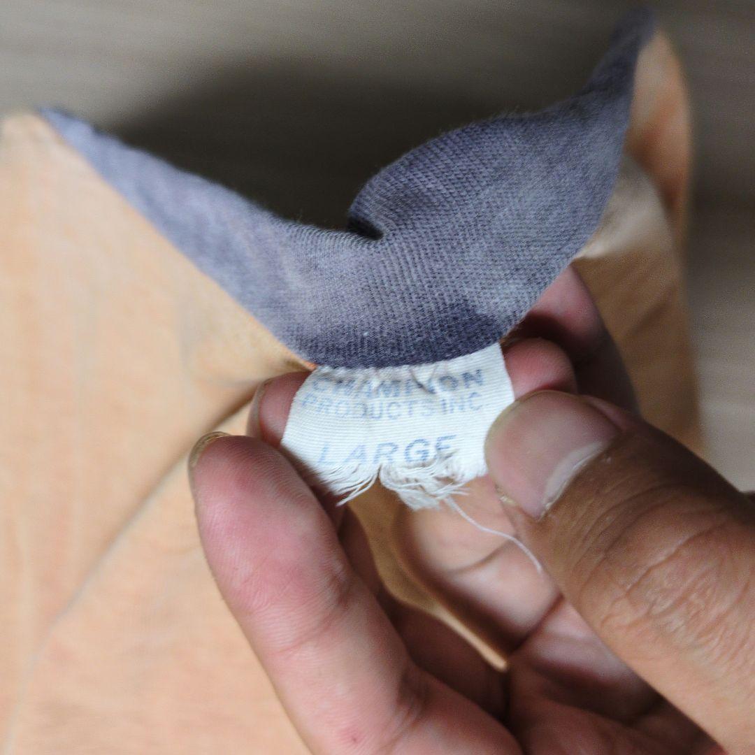 60s champion リバーシブルT ダブルフェイス 染み込みプリント