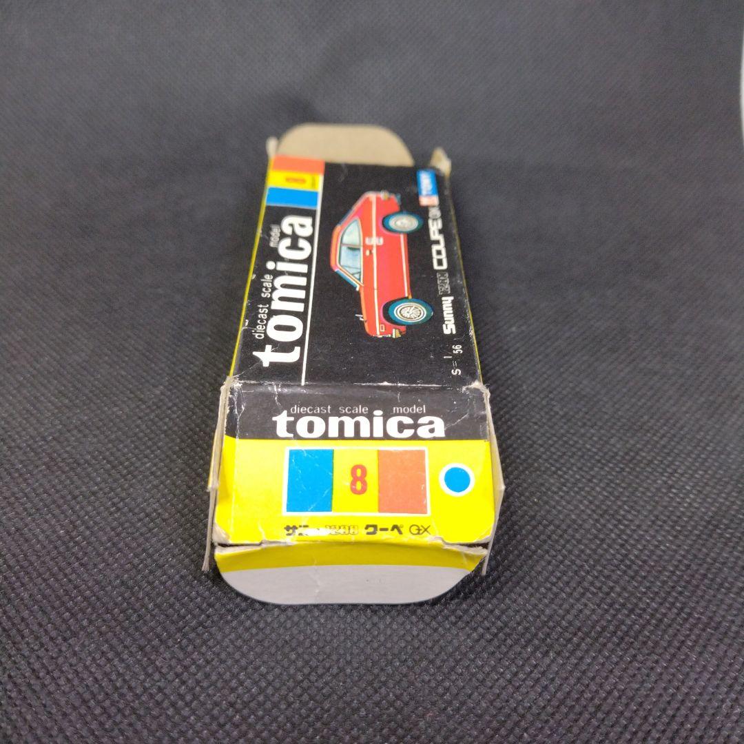 【117】トミカ　黒箱　日本製　サニー　1200　クーペ　GX　箱のみ