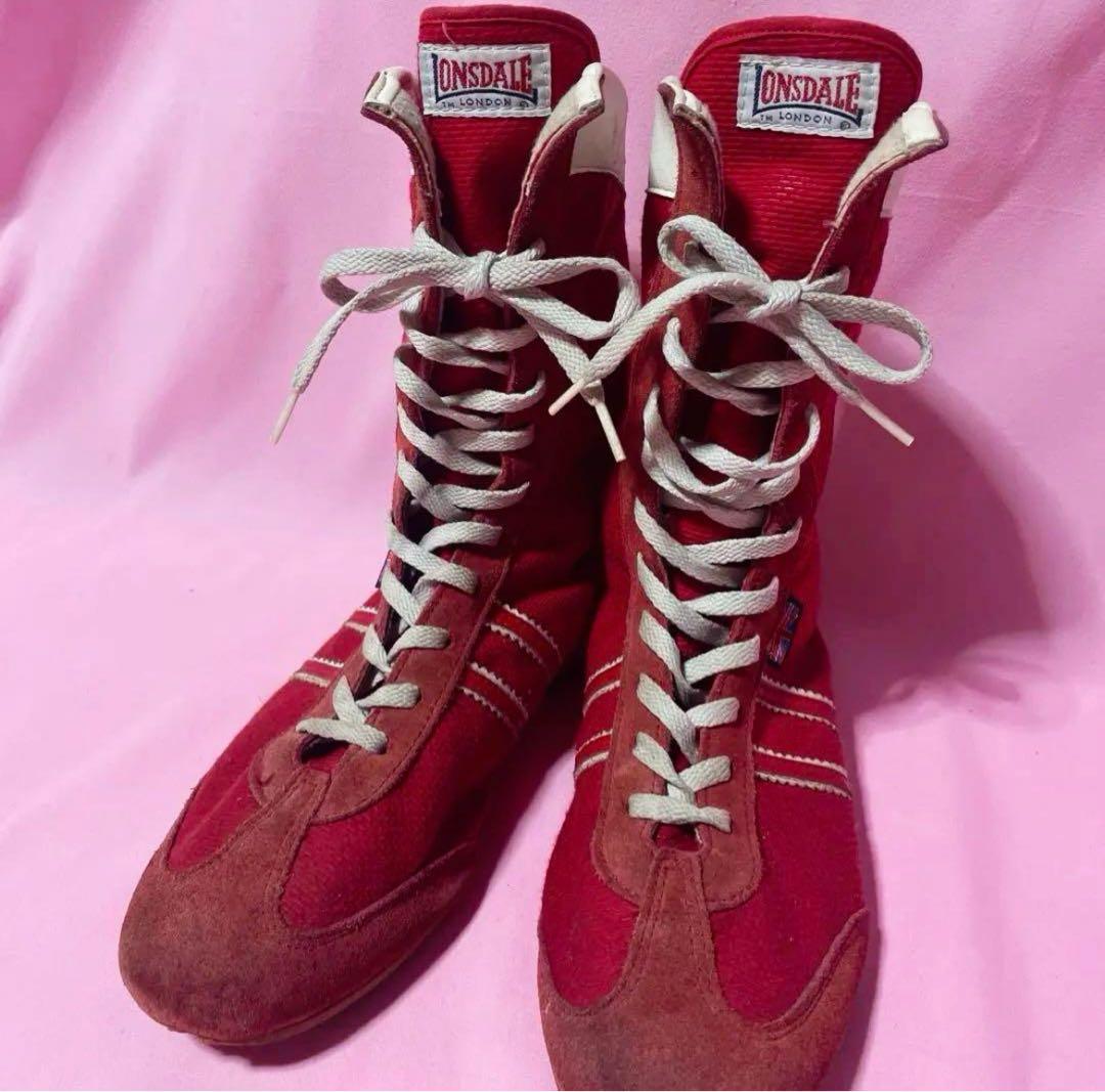 Lonsdale ボクシングシューズ レッド