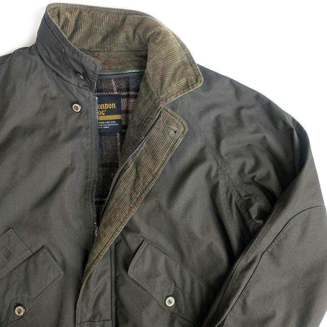 【状態◎】80s London fog スイングトップ L 襟コーデュロイ 短丈