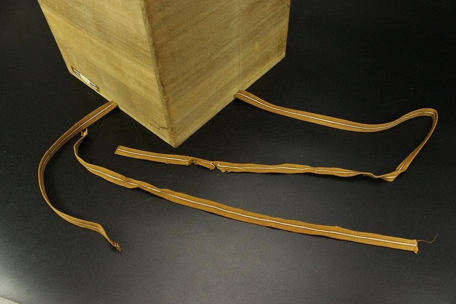 鍋島 象耳 染付 山水紋 花瓶 共箱 美品(BB494)