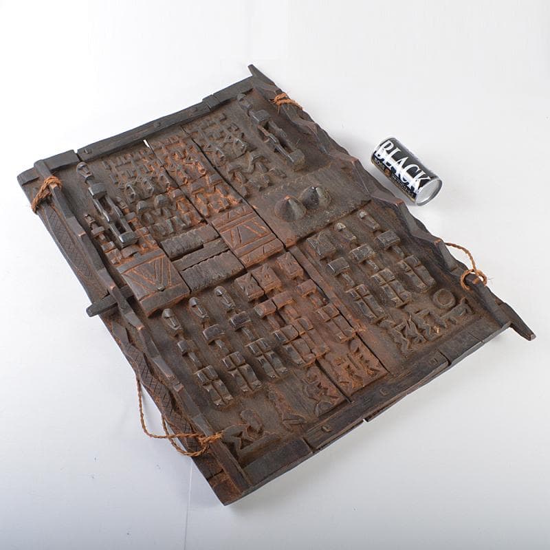 アフリカン プリミティブアート　木彫　扉　壁飾り　ドゴン族　M　R5935B