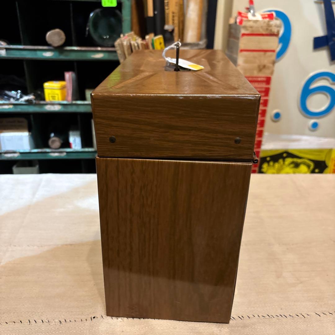 USA VINTAGE L FILEBOX 収納ケース鍵付き PORTA