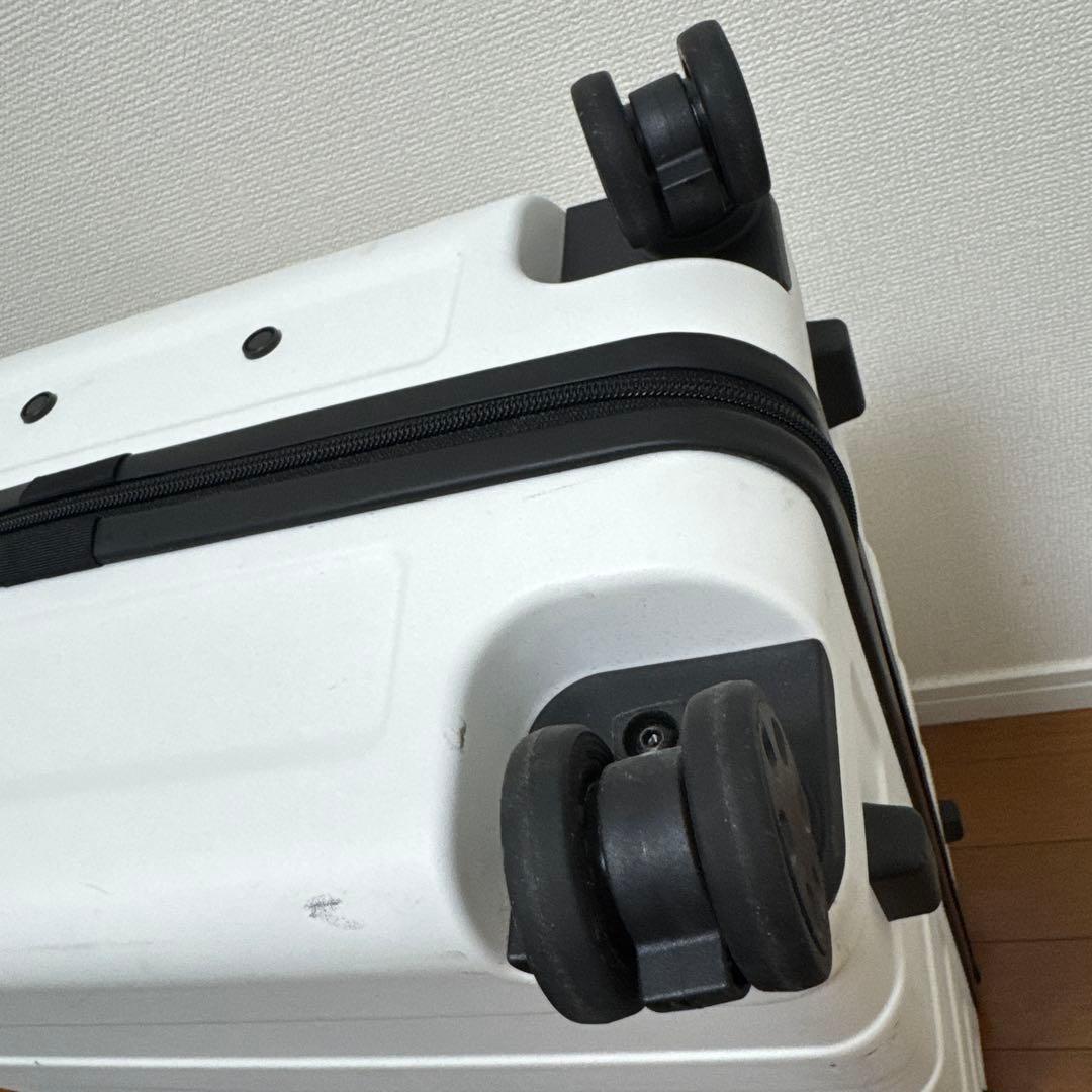 【正規保証あり】無印良品 ハードキャリーケース（スーツケース）75Lホワイト