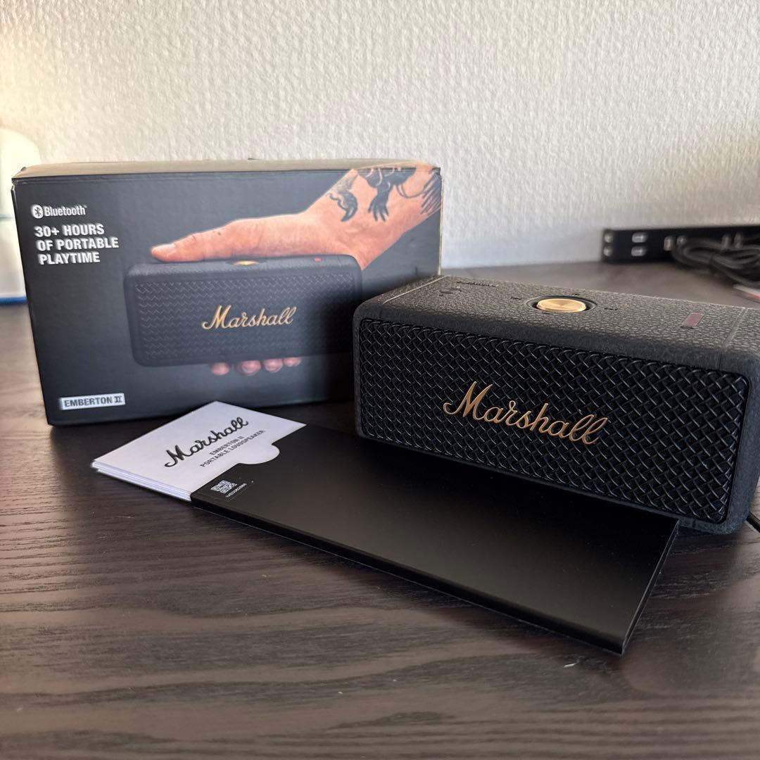 【なりくん】Marshall Emberton II ワイヤレススピーカー
