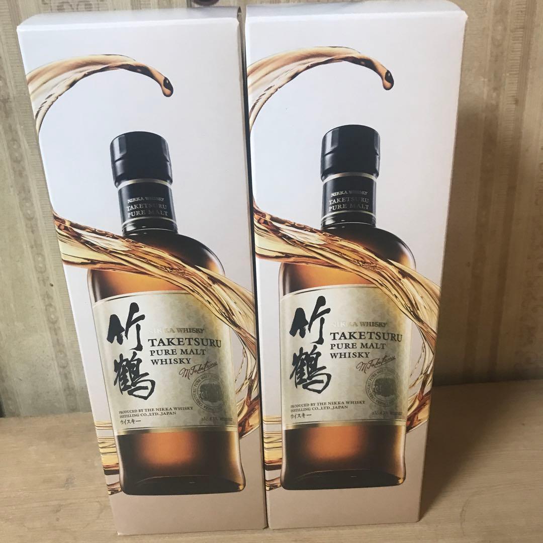 竹鶴 TAKETSURU ピュアモルトウイスキー 2本セット