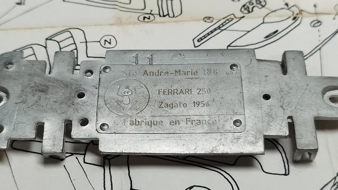 J*様 Ferrari 250 Zagato 1956 未組立モデルキット