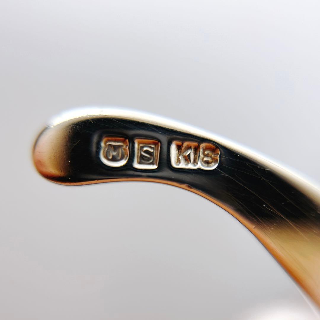 MIKIMOTO ミキモト パール　K18 /SV ウイング　羽　ブローチ