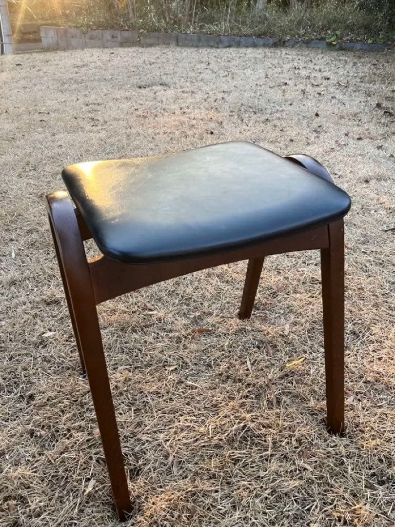 美品 秋田木工 スタッキング スツール チェア 椅子 曲木