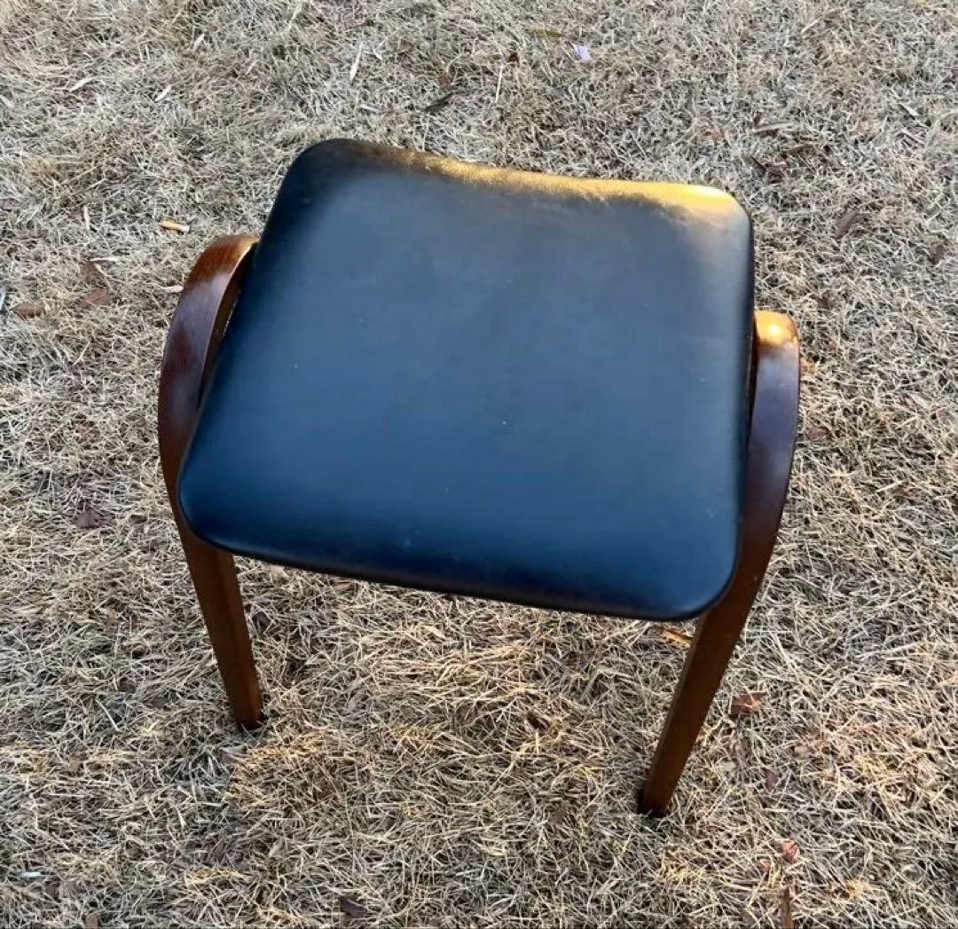 美品 秋田木工 スタッキング スツール チェア 椅子 曲木