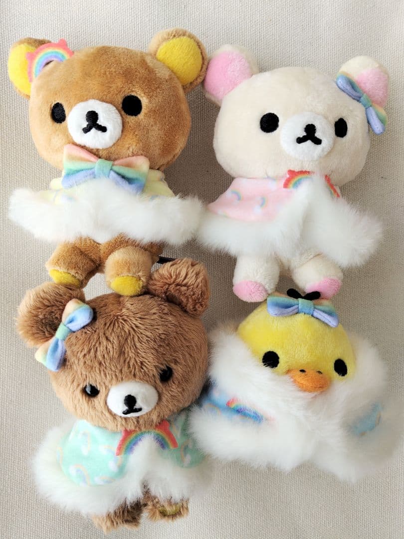 リラックマ　コリラックマ　キイロイトリ　こぐまちゃん　ぬいぐるみ