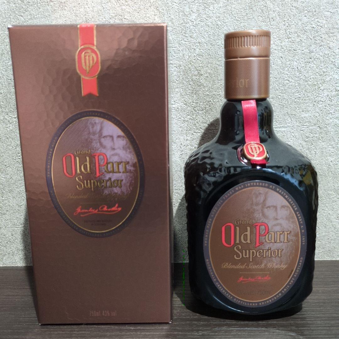 Old Parr Superior 750ml 箱入りウイスキー