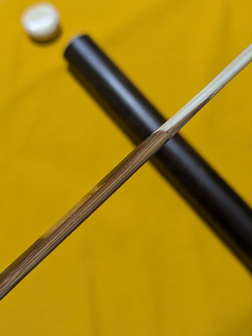 【閉店売り尽し】天然煤竹挟み継茶杓 定寸利休