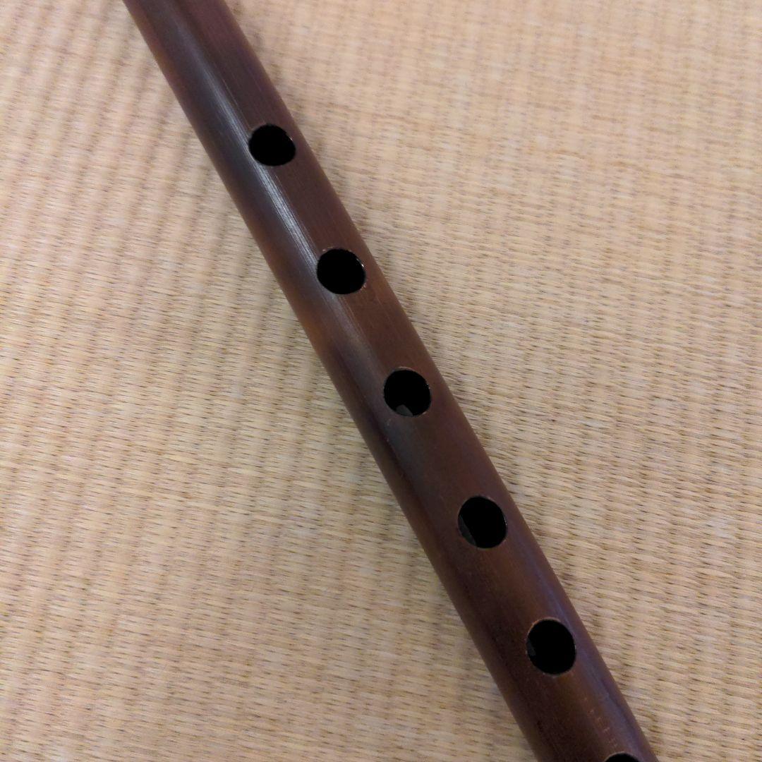 眞隠管 煤竹 四本調子古典調七孔