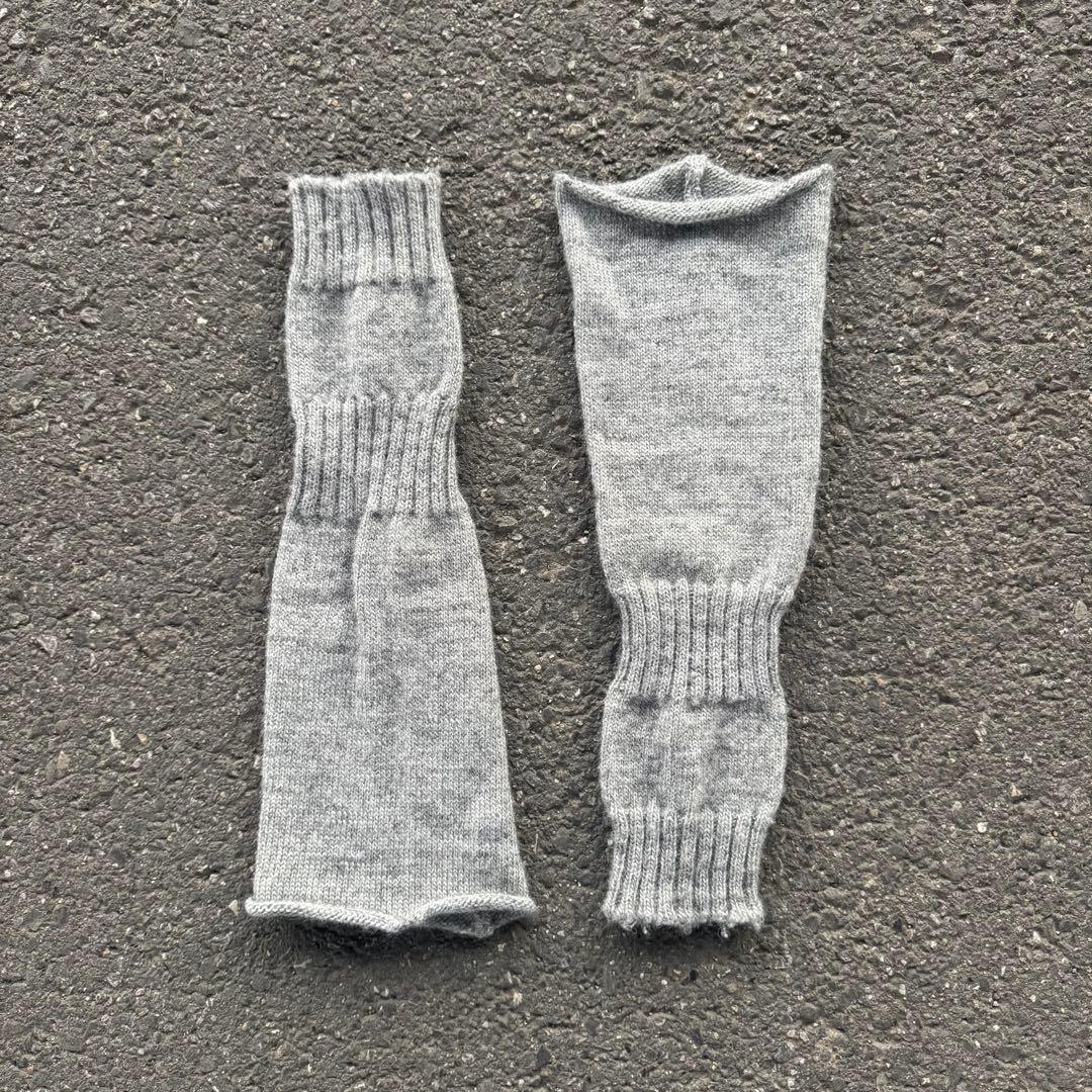 小物 A/W2007 Dior Homme Wool Arm Warmers Grey