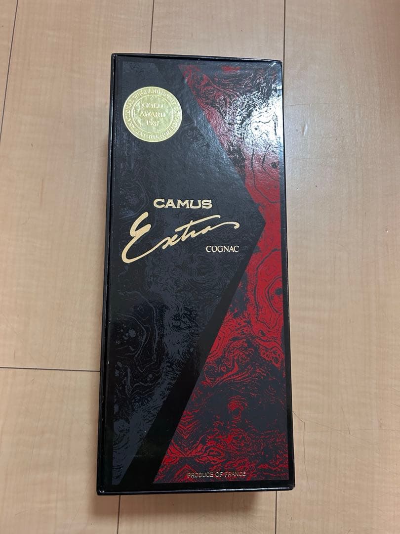 未開栓CAMUS Extra コニャック 専用ボックス入り　ゴールドアワード受賞