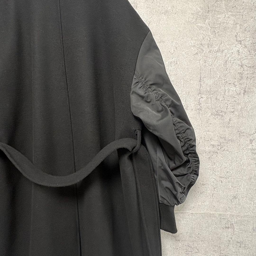 ZARA MA-1切替 マッチングボンバーコート 黒 XS オーバーサイズ