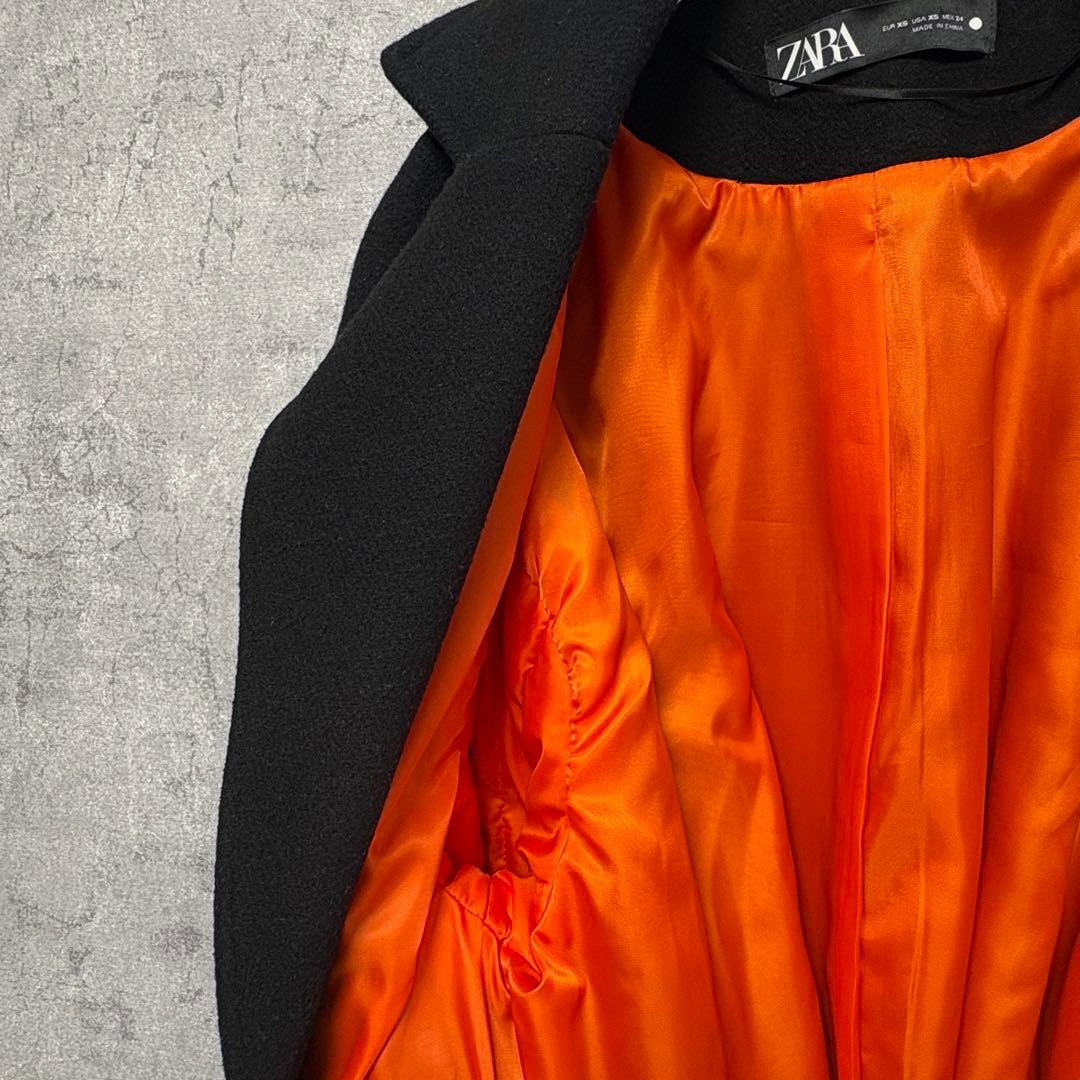 ZARA MA-1切替 マッチングボンバーコート 黒 XS オーバーサイズ