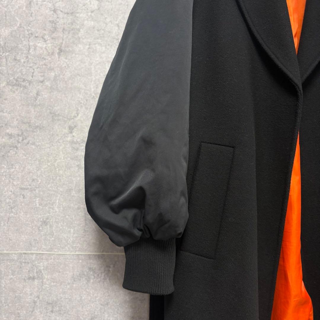 ZARA MA-1切替 マッチングボンバーコート 黒 XS オーバーサイズ