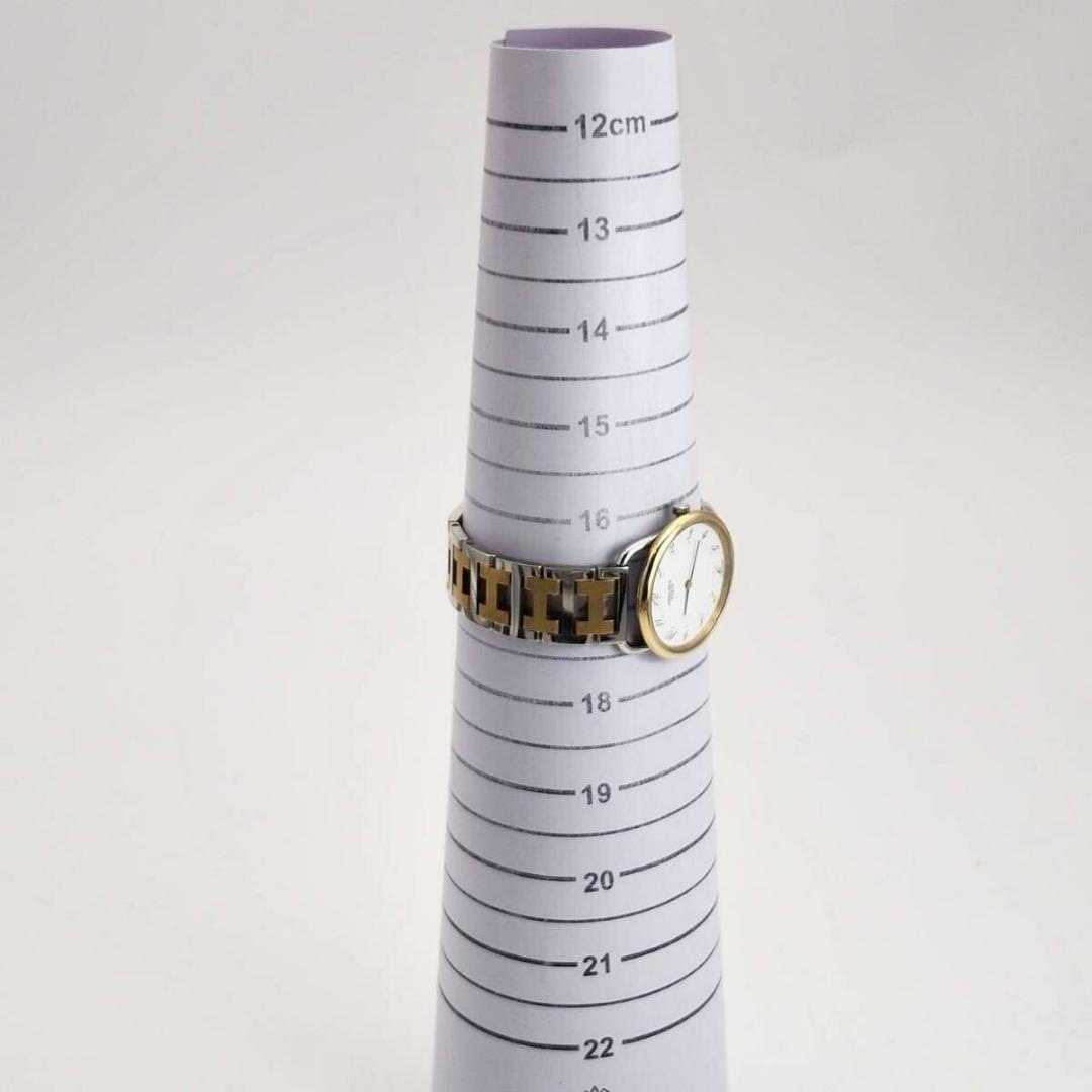 エルメス アルソー 腕時計　ボーイズ　ゴールド　シルバー　クォーツ　Hベルト