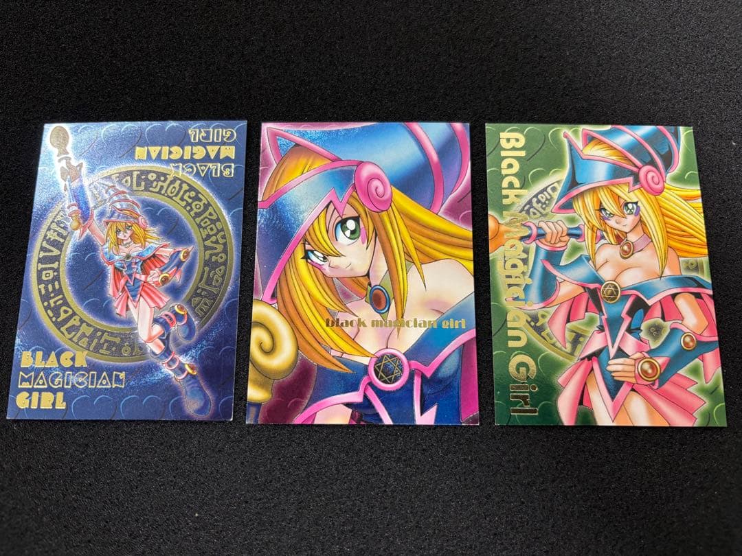 【2571】遊戯王　DDMブラック・マジシャン・ガールレリーフ3枚セット