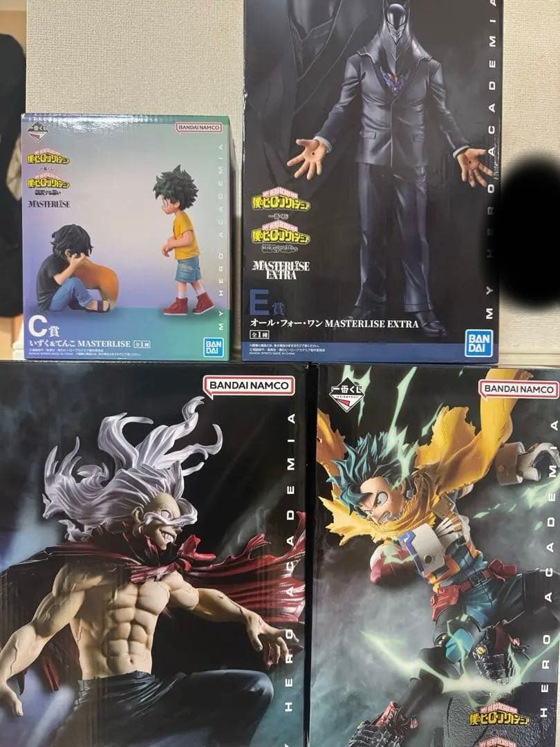 ヨヌ様ヒロアカ一番くじ　相反する思い　A.B.C.E賞セット　箱・ブリスター付き