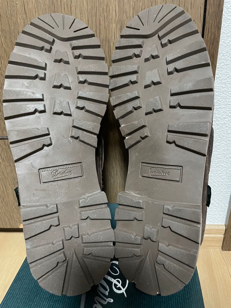 極美品★パラブーツ×アローズ 別注シューズ★コラボシューズ★ブラウンUK8