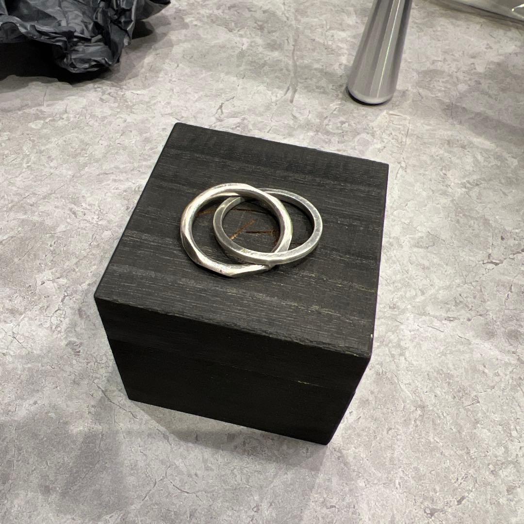 PRY Double Crafted Edge Ring 19号 シルバー925